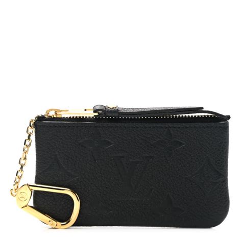 louis vuitton black key pouch|louis vuitton keychain black.